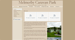 Desktop Screenshot of melmerbycaravanpark.co.uk